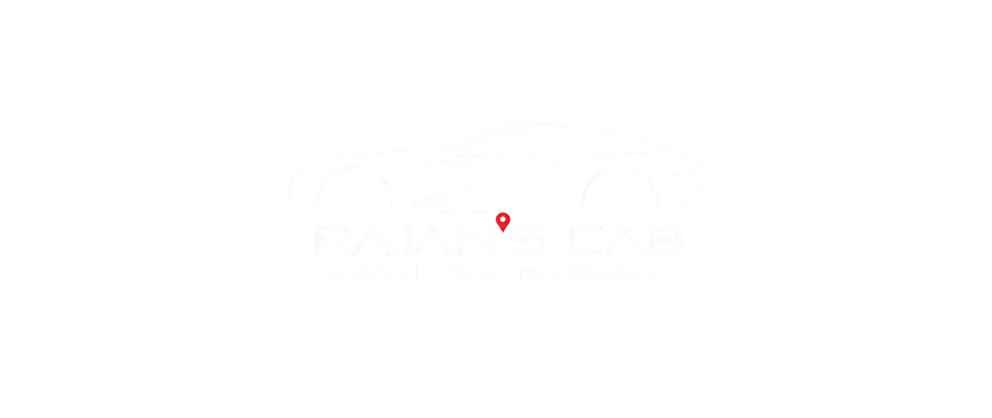 Rajan Cab white logo